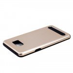 Wholesale Samsung Galaxy Note 5 Aluminum Armor Hybrid Case (Gold)